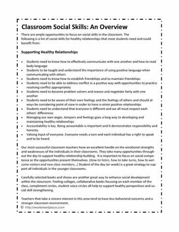 building healthy relationships worksheet