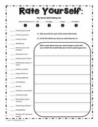 building social skills worksheet