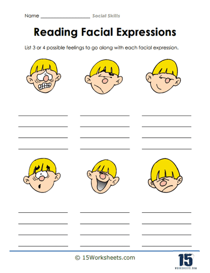 Social Skills Worksheets 15 Worksheets com Worksheets Library