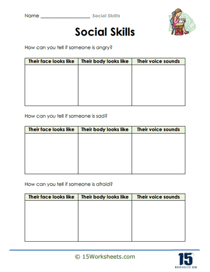 Social Skills Worksheets - 15 Worksheets.com - Worksheets Library