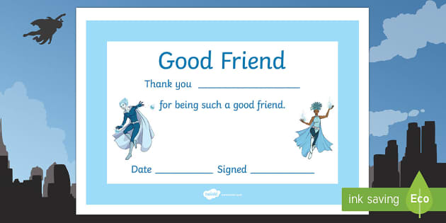 bullying certificates