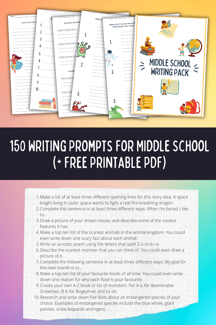 bullying journal prompts