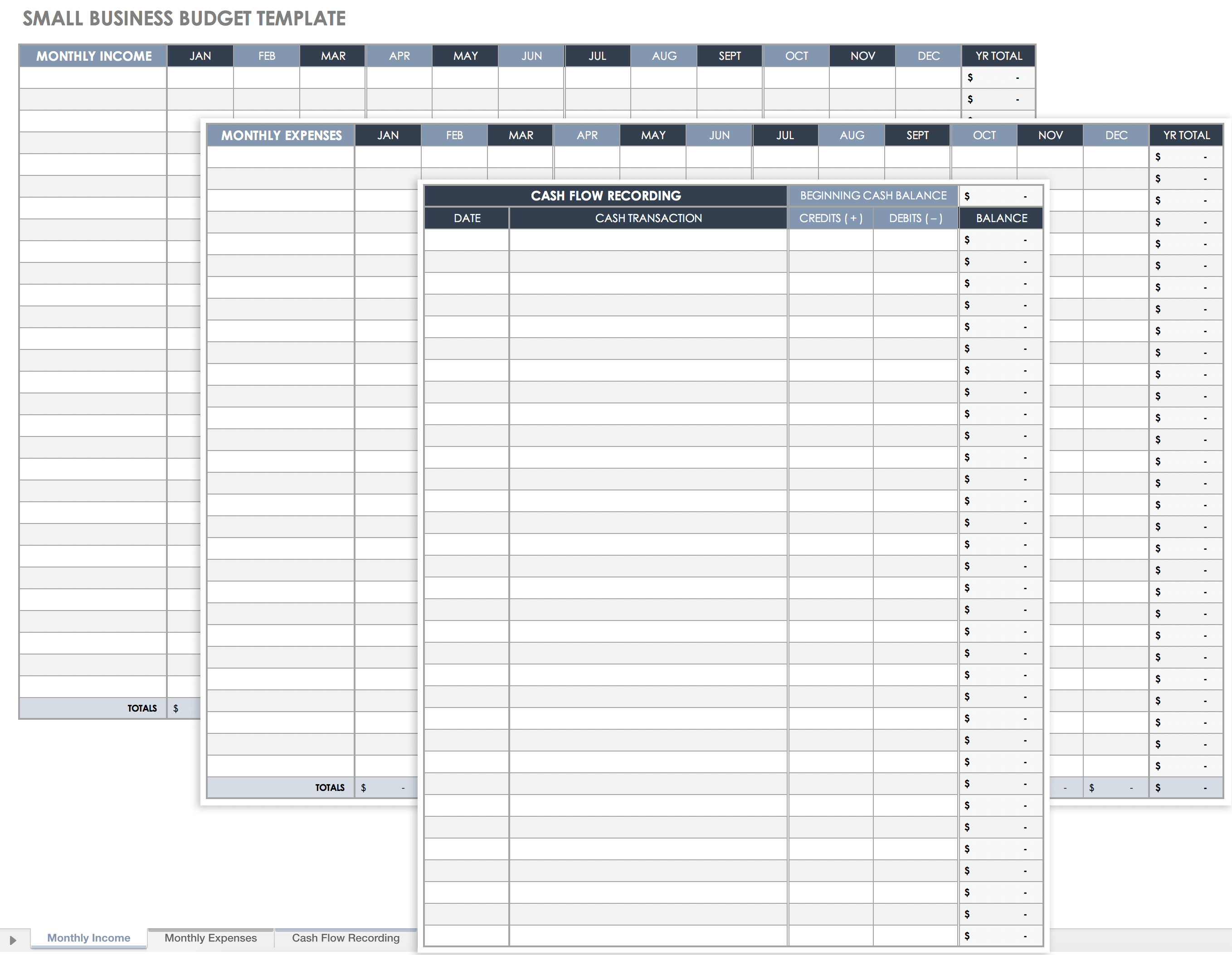 Free Small Business Budget Templates | Smartsheet