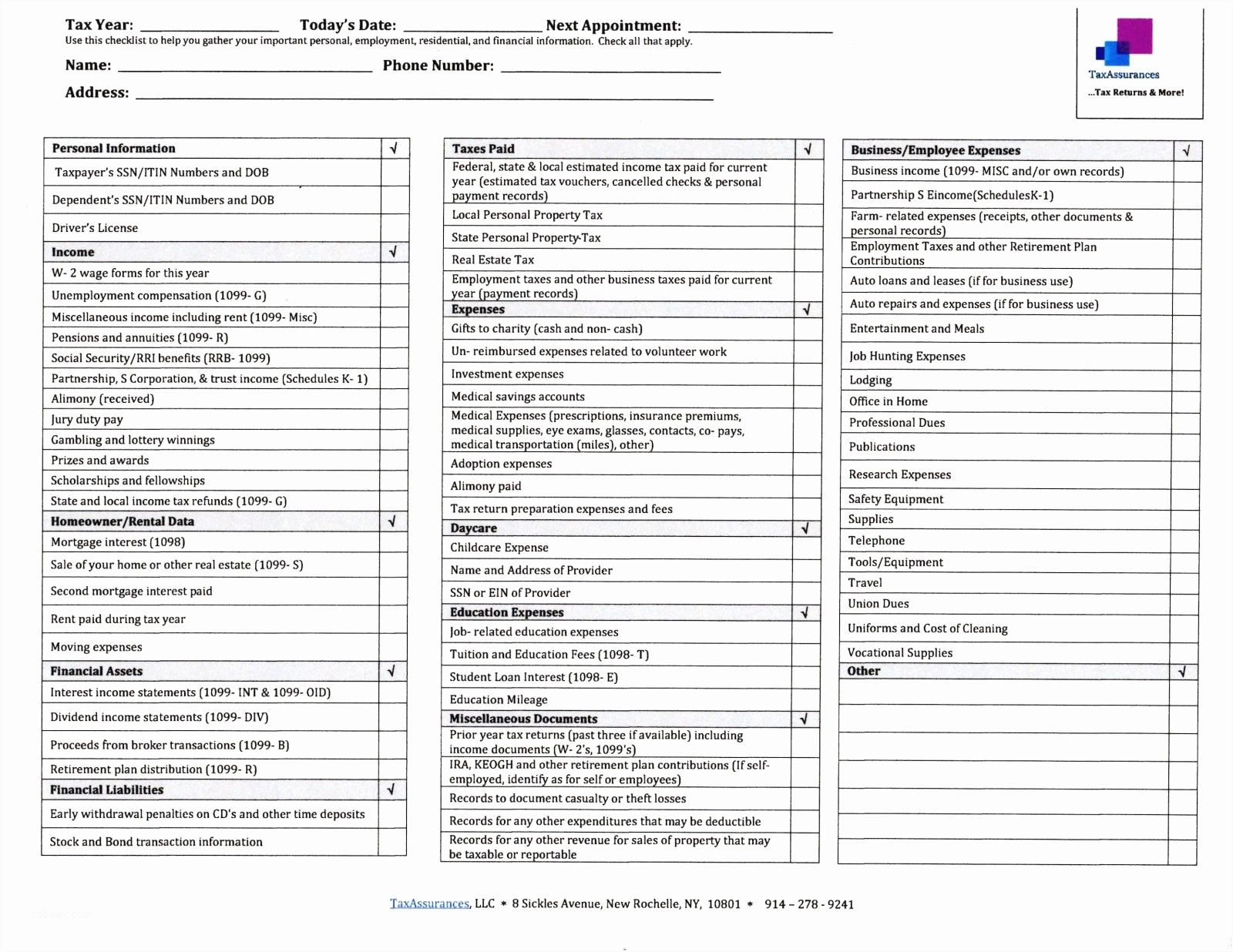 business use of home worksheet
