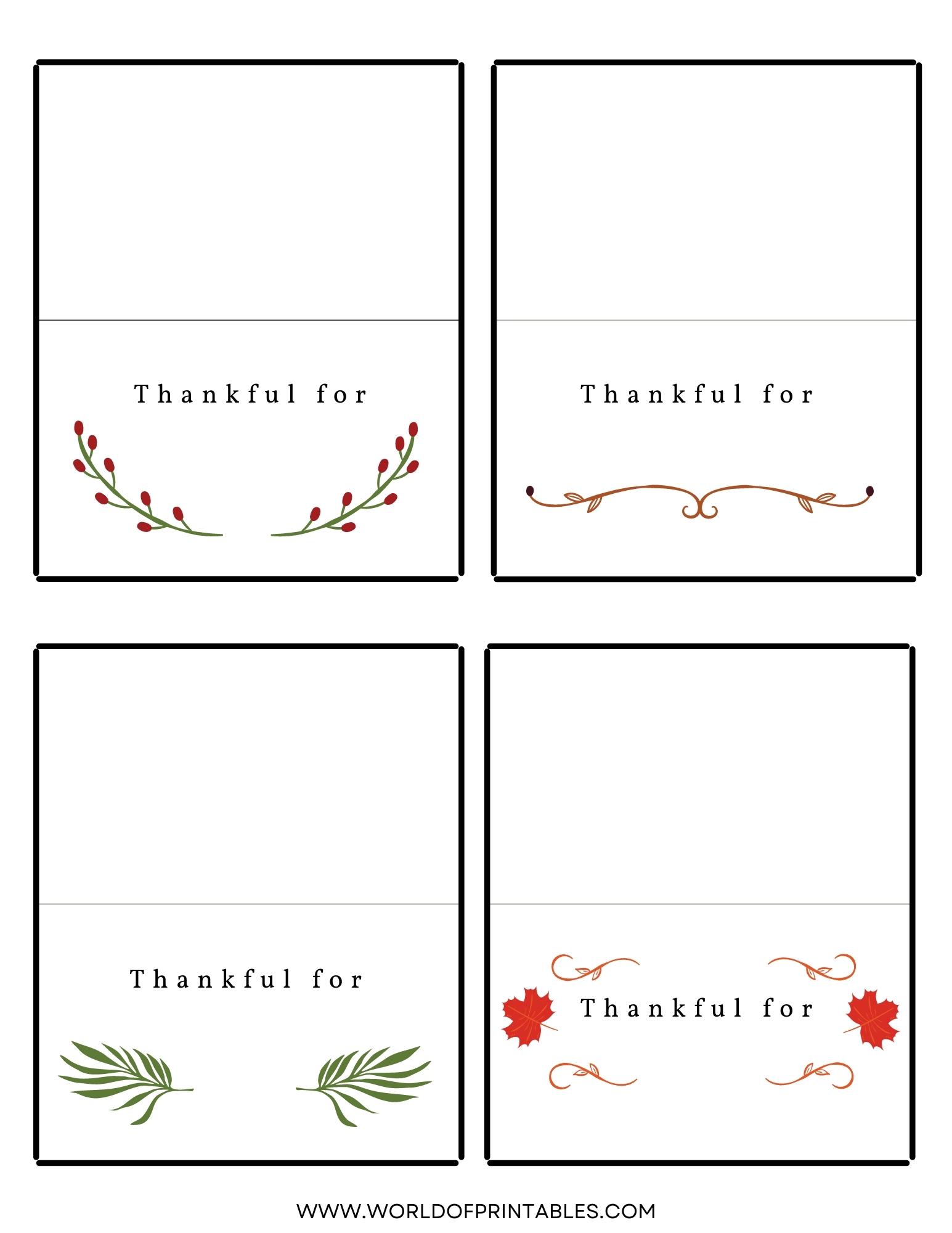 buy printable place cards