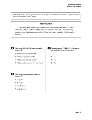 cahsee english worksheet