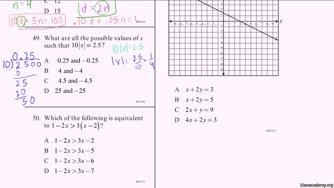 CAHSEE Practice: Problems 47-51 : Free Download, Borrow, and ...