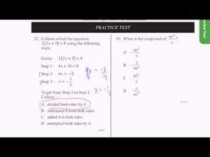 CAHSEE Practice: Problems 52-53 Instructional Video for 8th - 10th ...