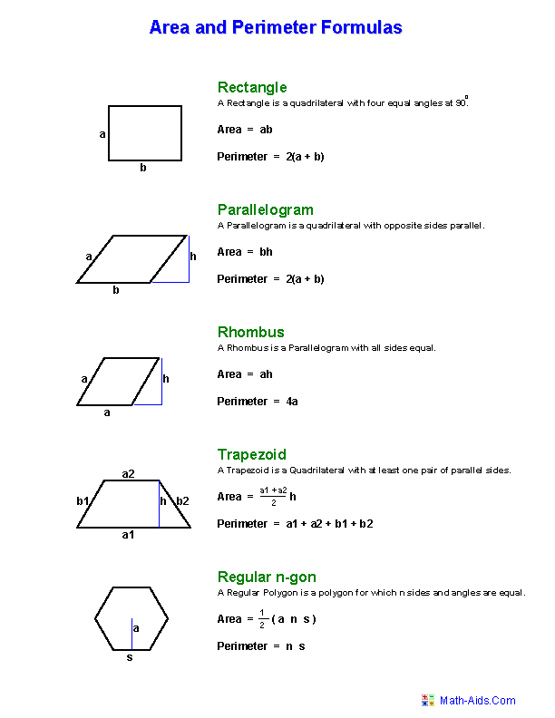 calculating area and perimeter worksheet