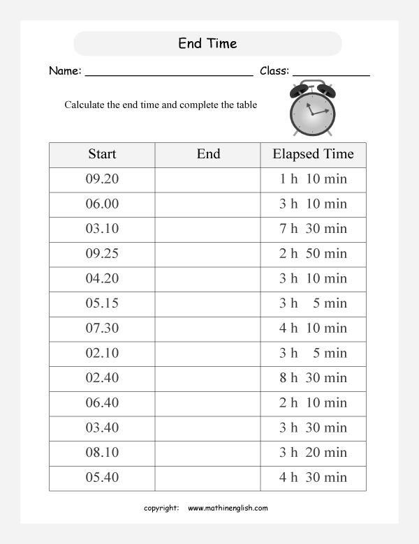 Printable primary math worksheet for math grades 1 to 6 based on ...