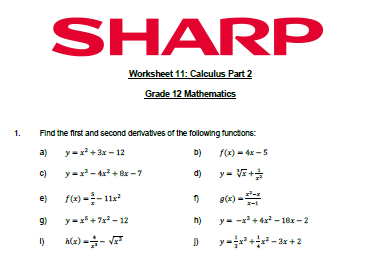 Calculus Archives - Maths At Sharp
