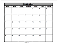 Printable Calendar Maker - Freeology