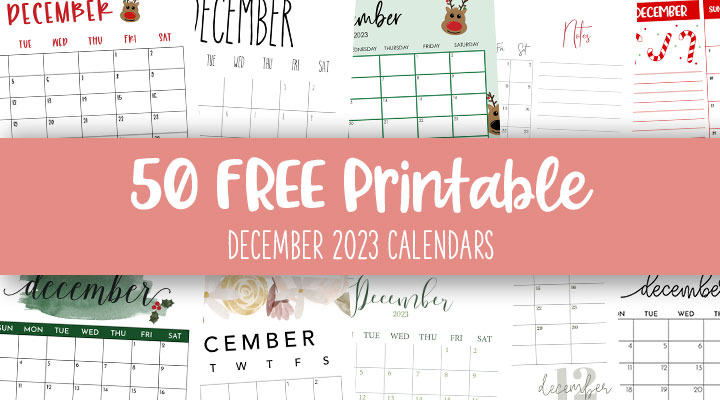 calendar printables