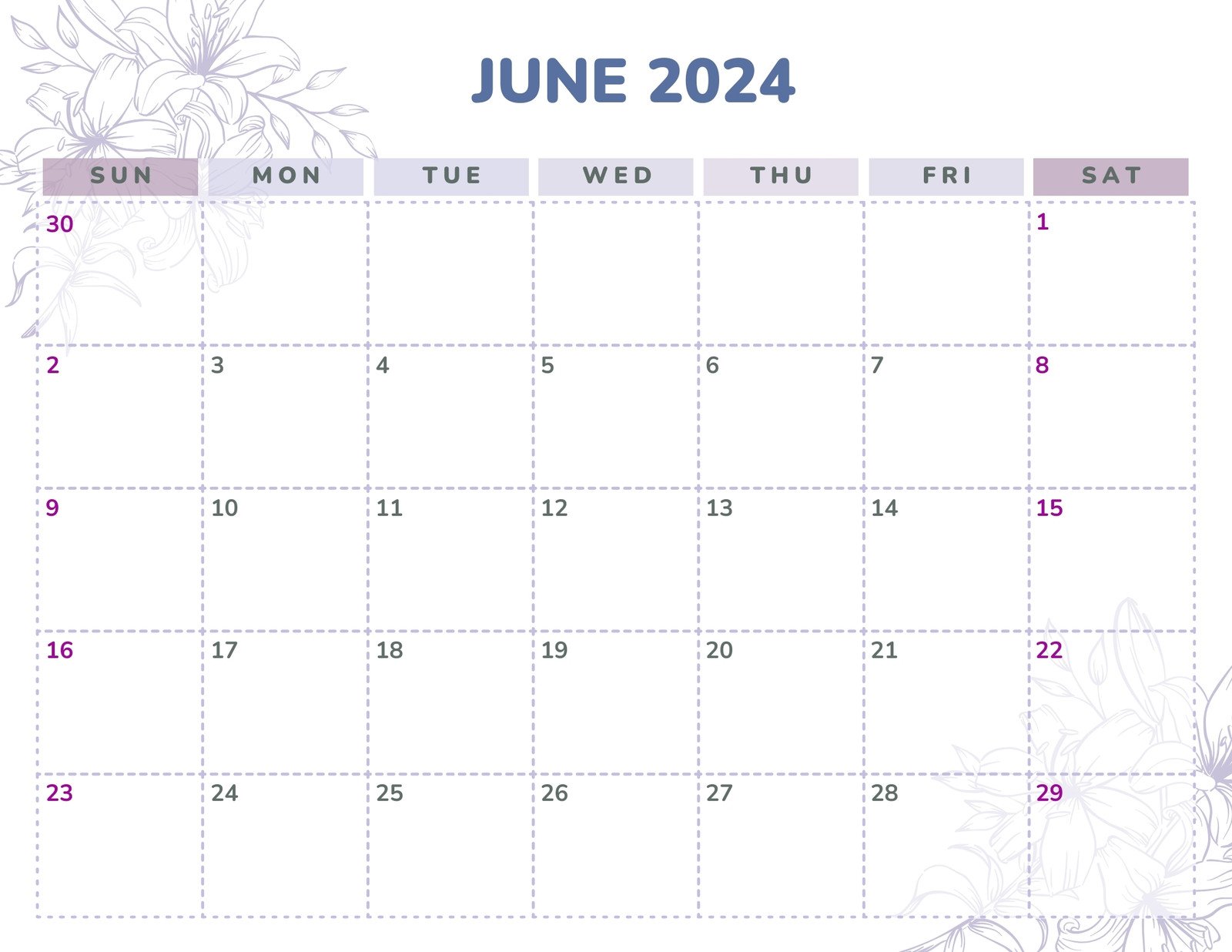 Free and customizable calendar templates 