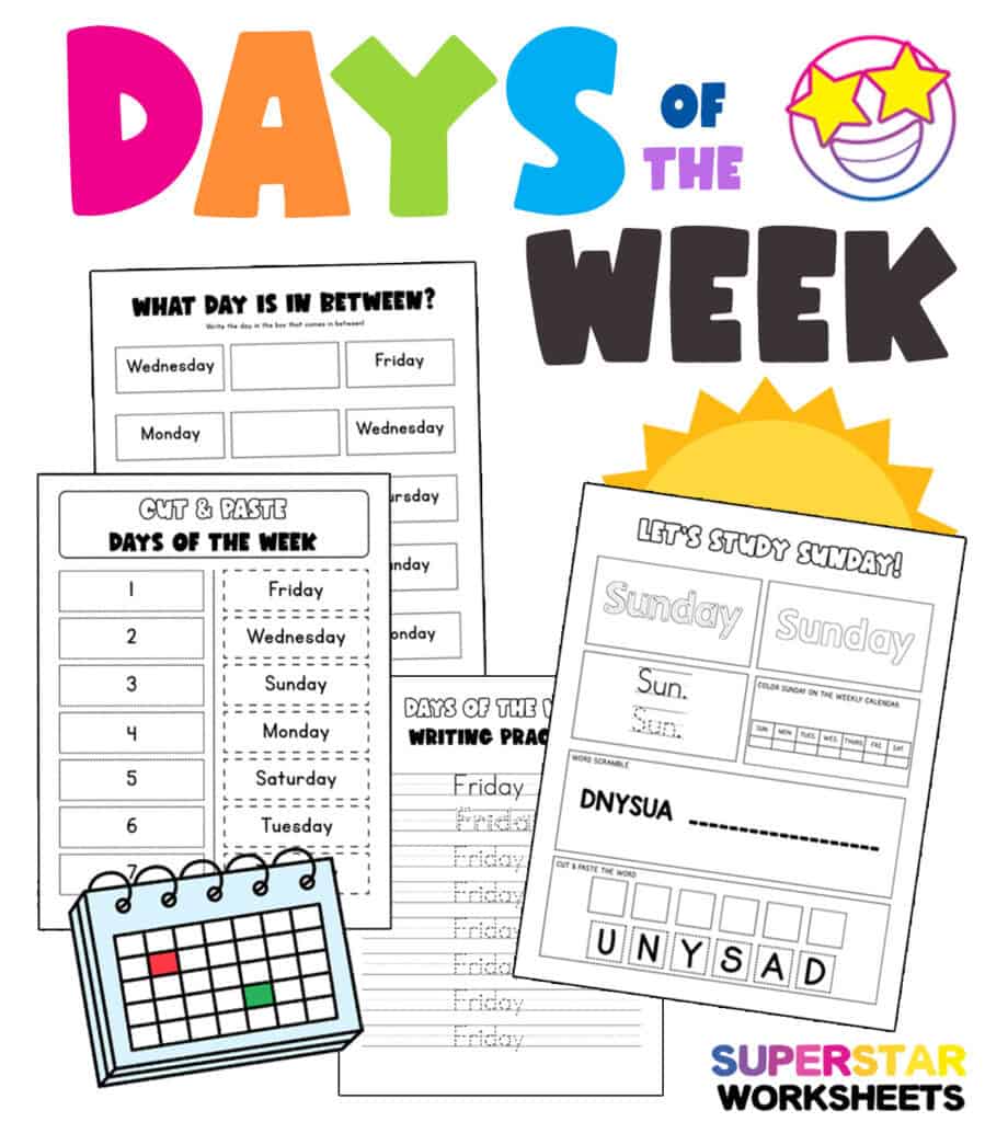 Calendar Worksheets -Worksheets Library