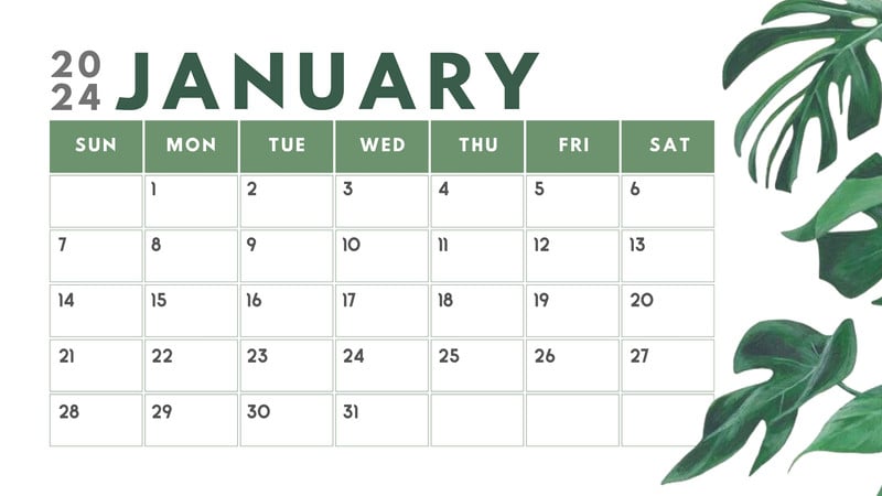 Buy Monthly Calendar Design No 18 through our Online Shopping Website
