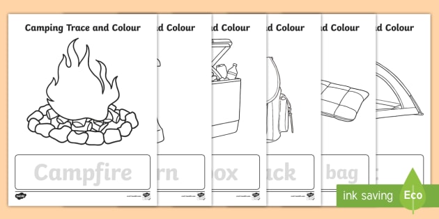 camping worksheet free