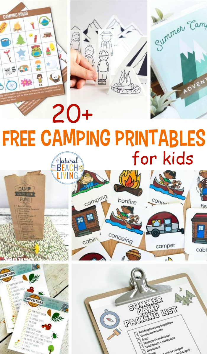 camping worksheet free