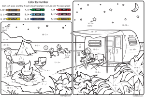 Camping Activities, Worksheets, Printables, and Lesson Plans