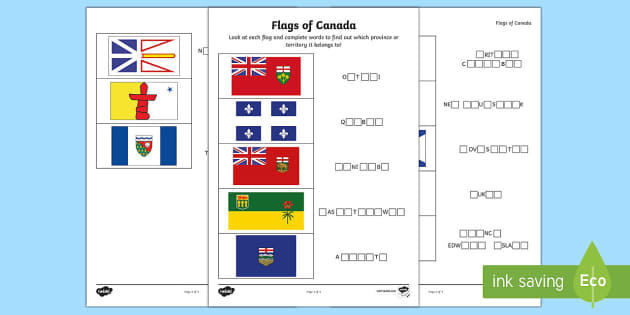 canada worksheet free