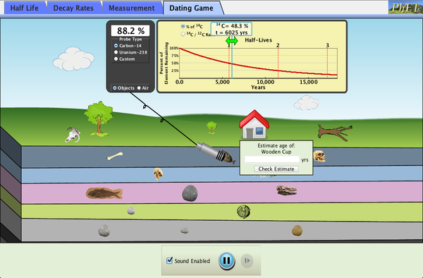 carbon dating worksheet