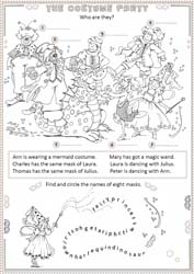 carnival worksheets