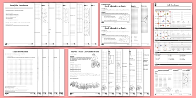 cartesian coordinates worksheet