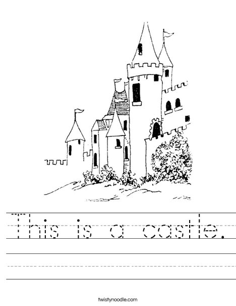 castles worksheet