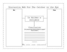 catcher in the rye worksheet
