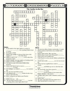 catcher in the rye worksheet