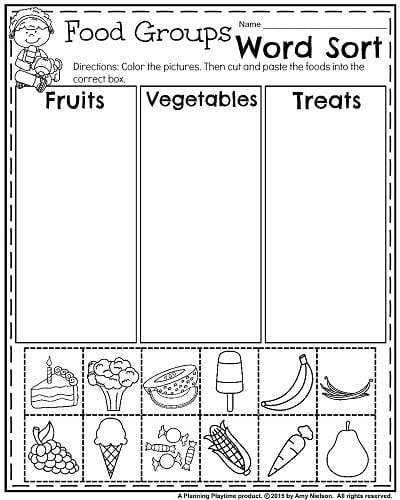 Summer Kindergarten Worksheets - Planning Playtime