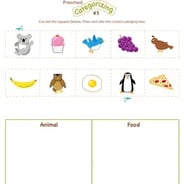 Sorting &  Categorizing Worksheets &  Free Printables 