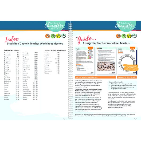 BCR Primary Catholic Teacher Worksheet Masters - Createl Publishing
