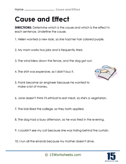 Cause and Effect Worksheets - 15 Worksheets Library