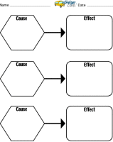 cause and effect free worksheet