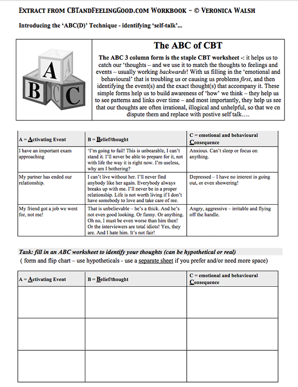 cbt homework