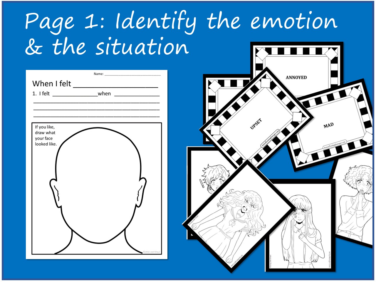 CBT Emotion Worksheets: Links to each worksheet series - Social ...