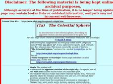 Celestial Sphere Lesson Plans &  Worksheets Reviewed by Teachers