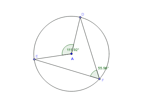 central angle worksheet