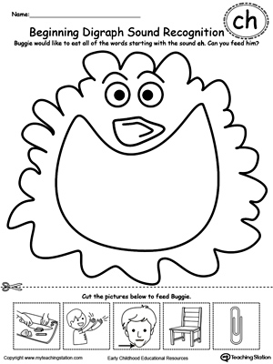 ch digraphs worksheet