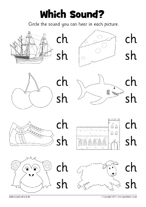 Digraph ch Worksheet