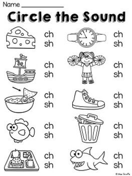 CH digraph worksheets