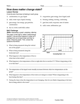 change of state worksheet answers