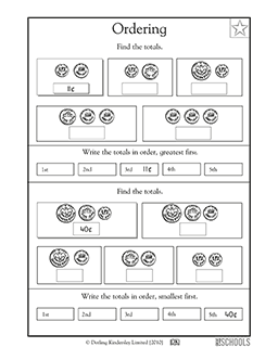 Counting change | 1st grade, 2nd grade Math Worksheet | GreatSchools