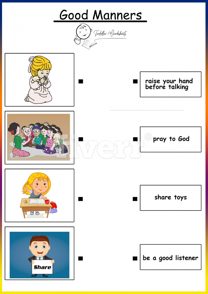 Free Character Education Worksheets - Enchanted HomeSchooling Mom