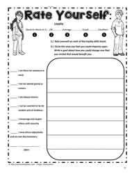 Character Worksheets