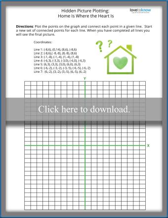 Free Coordinate Graphing Mystery Picture Worksheets | LoveToKnow