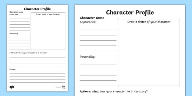 Create a Character Template | F-2 | Twinkl (teacher made)
