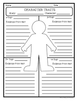 character worksheet pdf