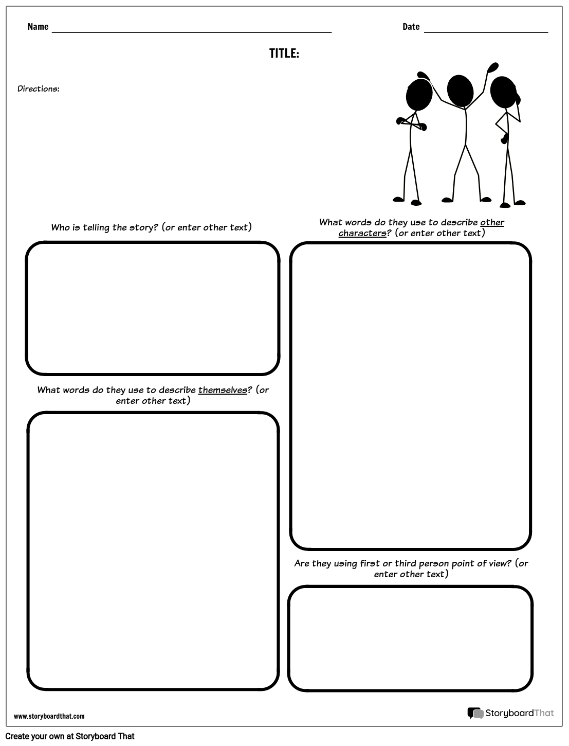 Point of View Worksheets — Point of View in Literature - Worksheets Library